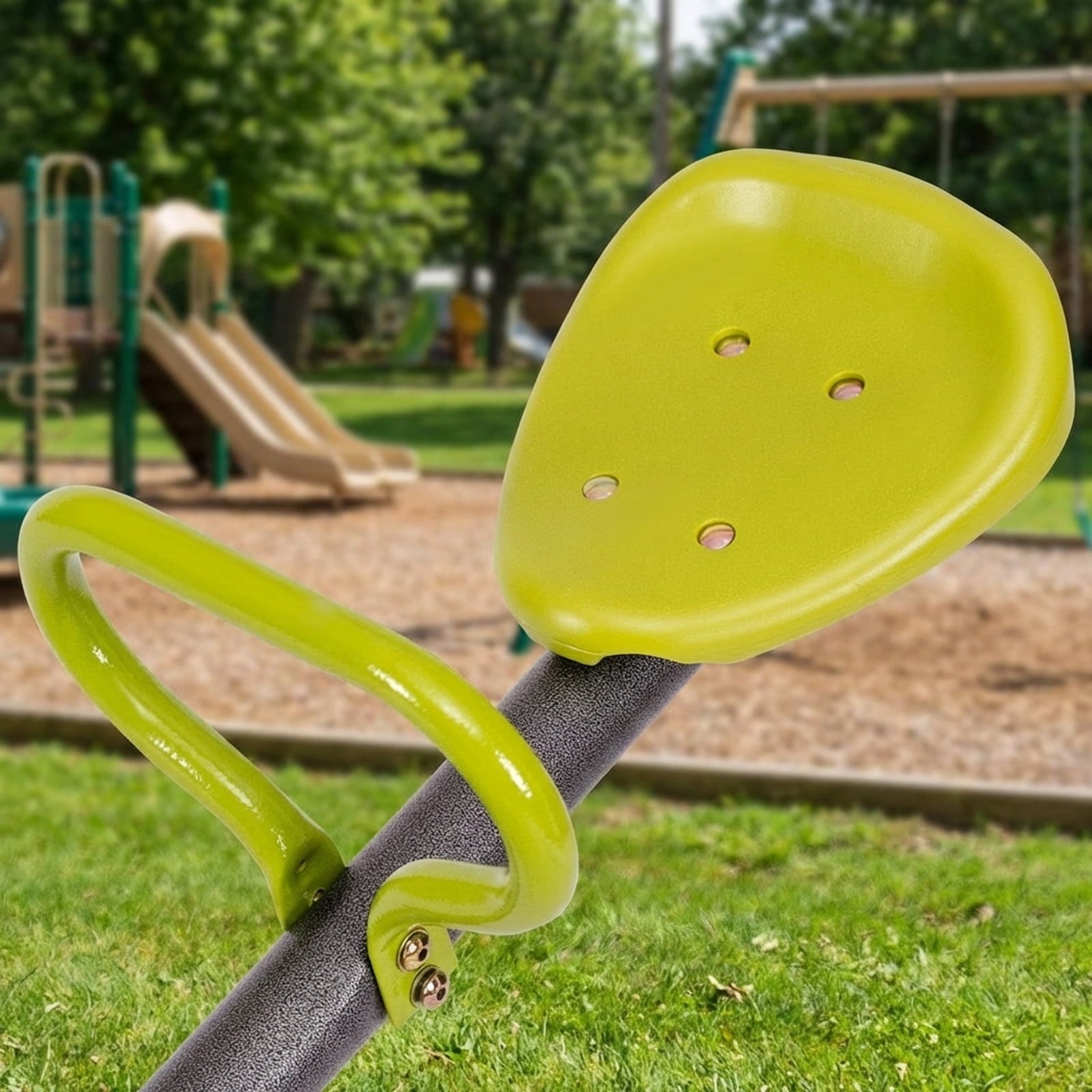 Redsmile Kids Seesaw Swivel Children Teeter Totter Outdoor Play Set for 2 Children - Multicolor - Backyard Playground