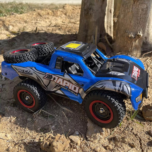Redsmile 1:14 RC Cars for Adults, 43MPH Fast Remote Control Car with 2 Shells ,2 Extra Tires, 4WD Off-Road RC Truck, All Terrain RC Vehicle Toy Gifts for Boys,Kids