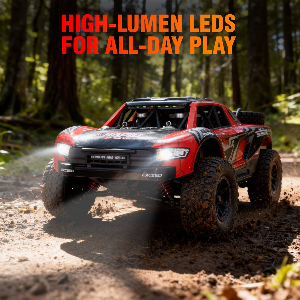 Redsmile 1:14 RC Cars for Adults, 43MPH Fast Remote Control Car with 2 Shells ,2 Extra Tires, 4WD Off-Road RC Truck, All Terrain RC Vehicle Toy Gifts for Boys,Kids