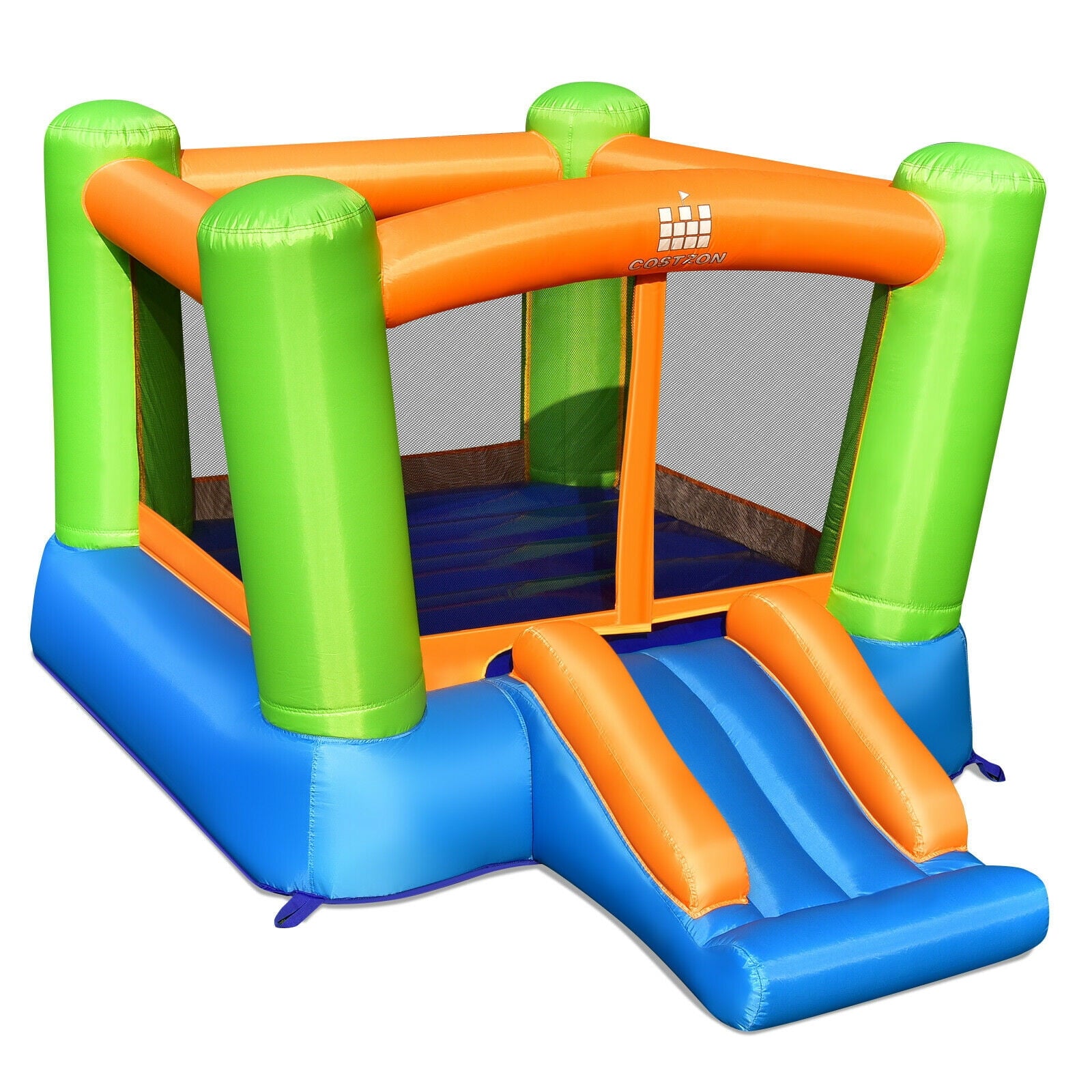 Redsmile Kids Inflatable Bounce House without Blower for Indoor and Outdoor - Multicolor - Kids Birthday Party