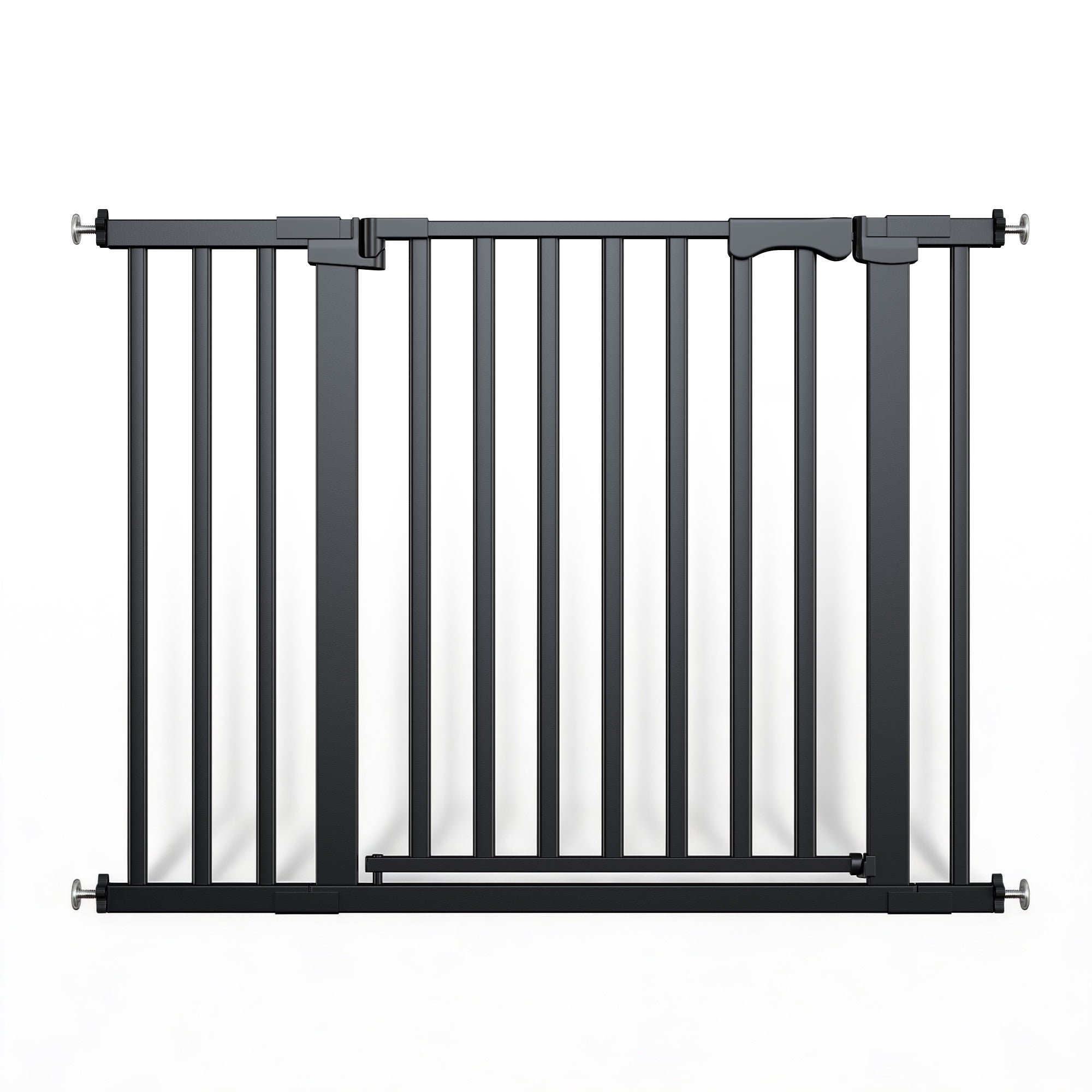 Redsmile 30in Extra Tall Baby Gates for Doorway, Auto Close Pet Gate, 30in to 43in Wide Pressure Mounted, Gifts for Mom, Black