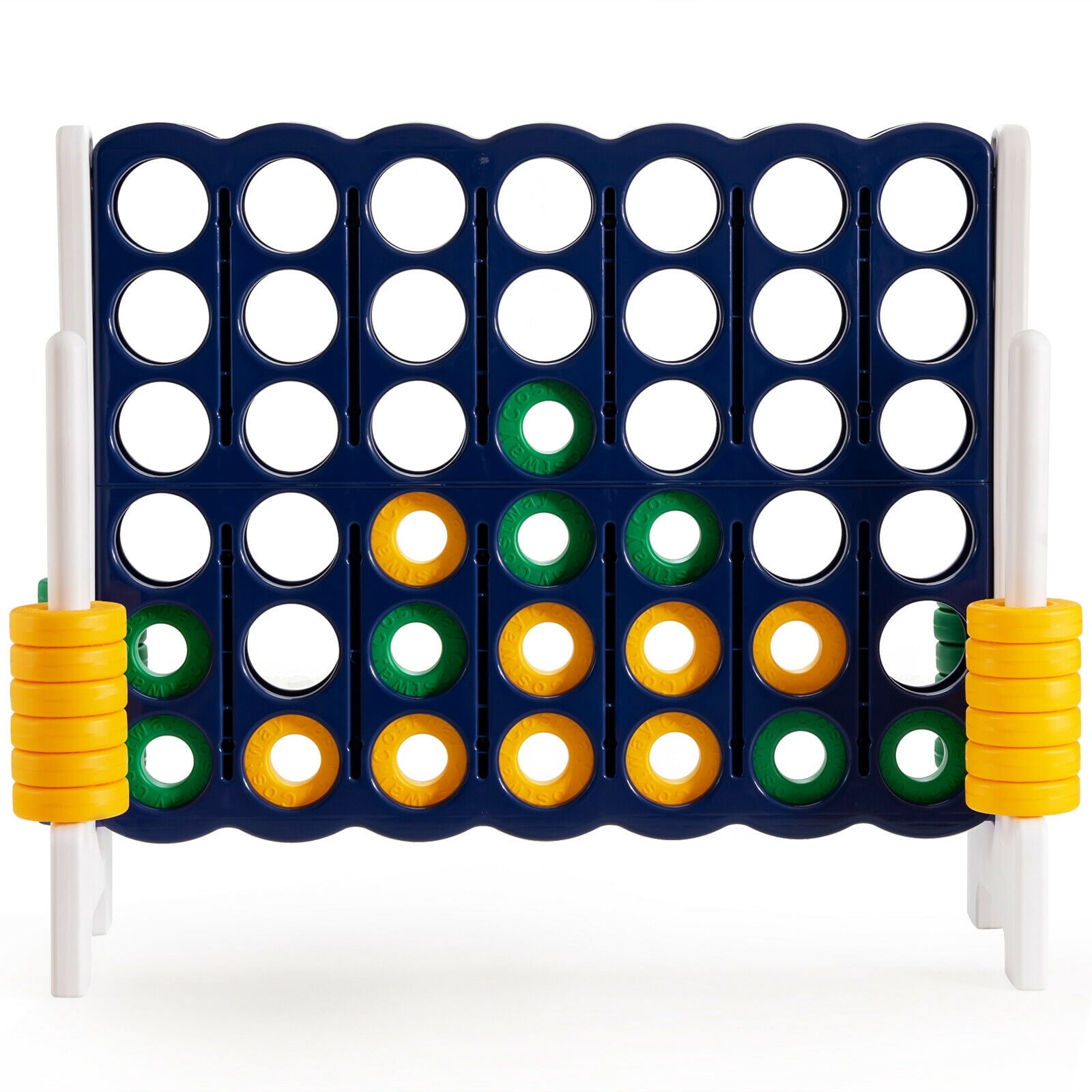 Redsmile 4-to-Score 4 in A Row Giant Game Set for Kids Adults Family Fun Multicolor - Outdoor Backyard Lawn Party Game for Kids Adults