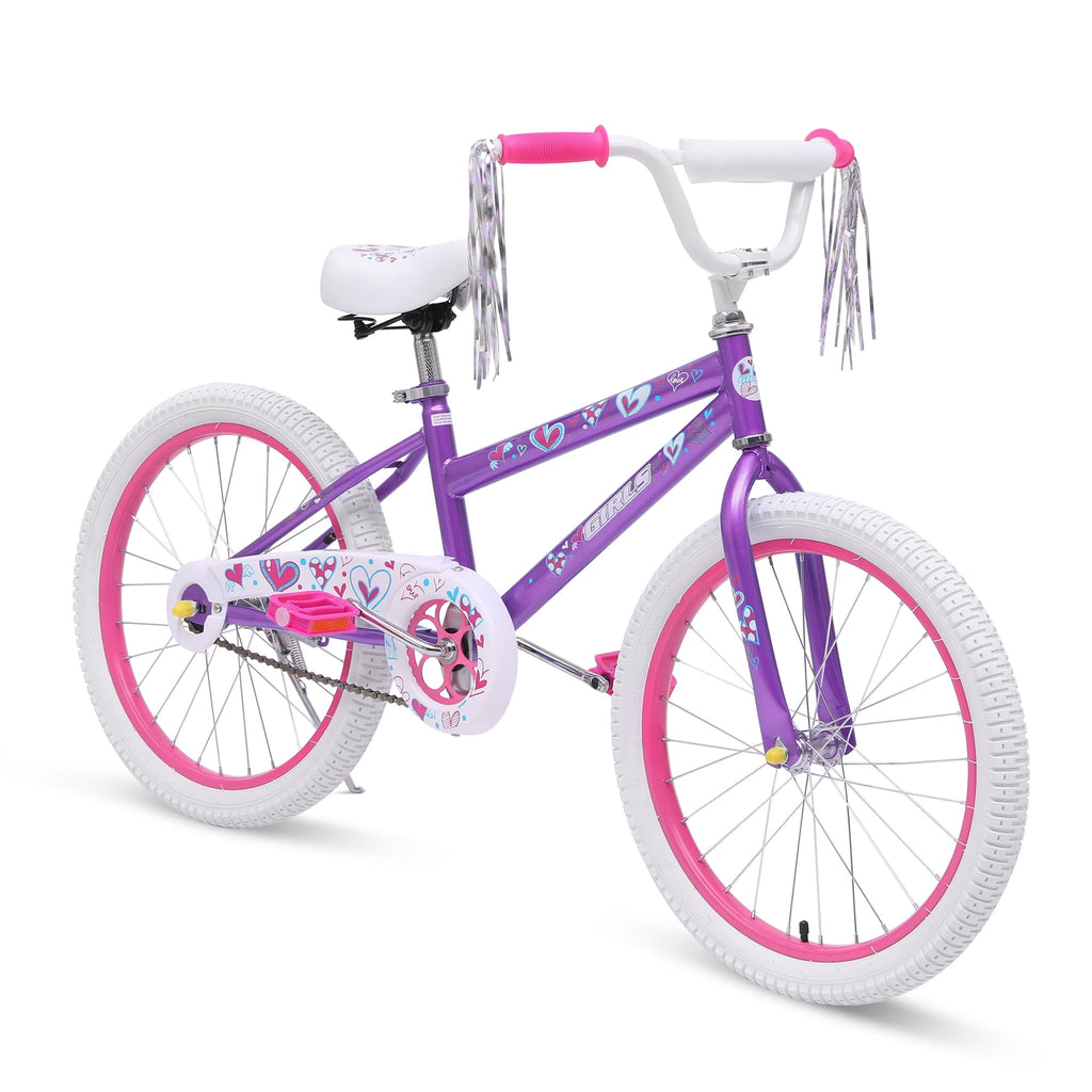 Redsmile 20 in. Kids Bike, Bicycle for Girls and Boys Ages 6-12 Years, Purple