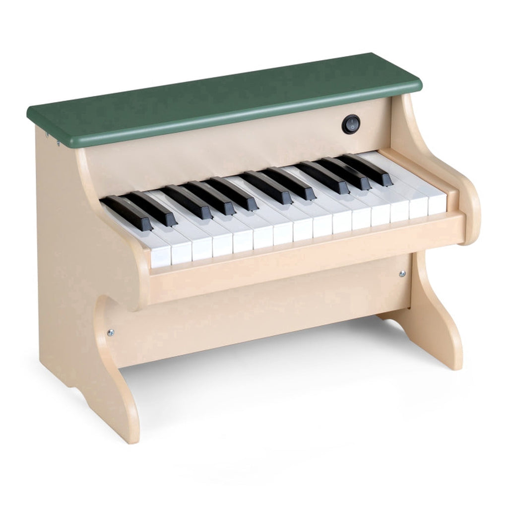 Redsmile 25-Key Wooden Kids Piano Keyboard with Recording and Music Stand for Toddlers and Beginners, Green