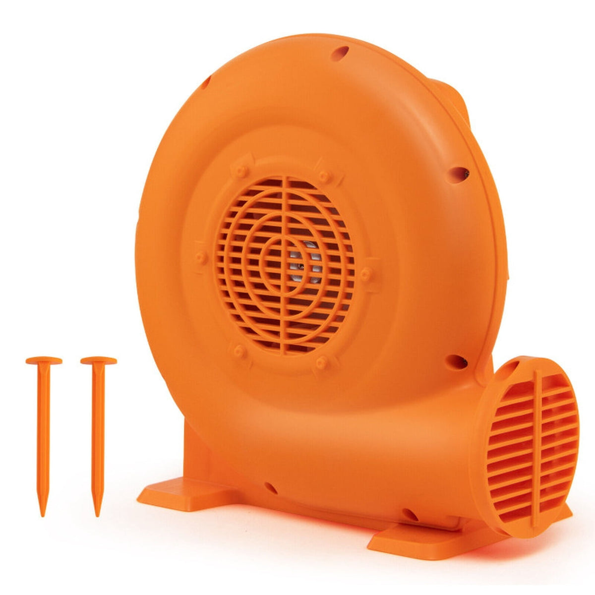 Redsmile 380W Air Blower for Inflatables with 25 Feet Wire and GFCI Plug, ETL Certified 0.5HP Inflatable Blower Pump Fan with Ground Stakes for Bounce House Holiday Inflatables, IPX4, Orange