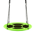 Redsmile 40 Inch Flying Saucer Tree Swing Indoor Outdoor Play Set with Adjustable Ropes 700 lbs Capacity for Kids Adults - Green