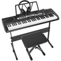 Redsmile 61-Key Electric Keyboard Piano Beginners Piano Keyboard with LCD Display and 3 Learning Modes