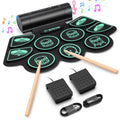 Redsmile Electronic Drum Set Kit with 9 Pads and Dual Speakers for Kids and Adults,Portable Practice Kit for Beginners
