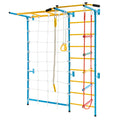 Redsmile Indoor Gym for Kids, 7-in-1 Swedish Wall Climbing Set with Pull-Up Bar and Ladder, Wall-Mounted Home Playground, Yellow