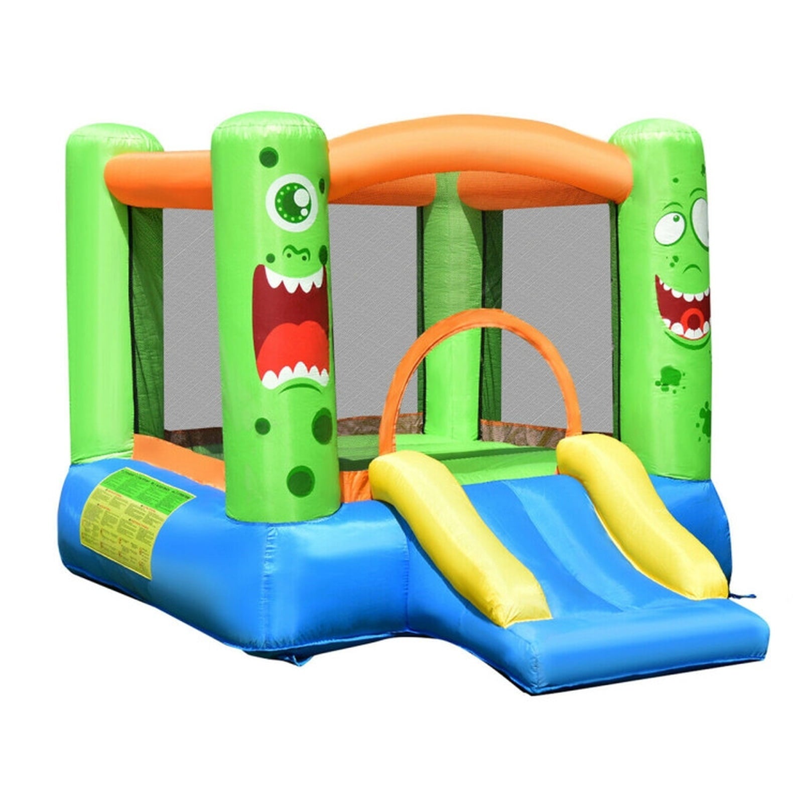 Redsmile Inflatable Bounce House Jumper Castle Kids Playhouse without Blower, Multicolor