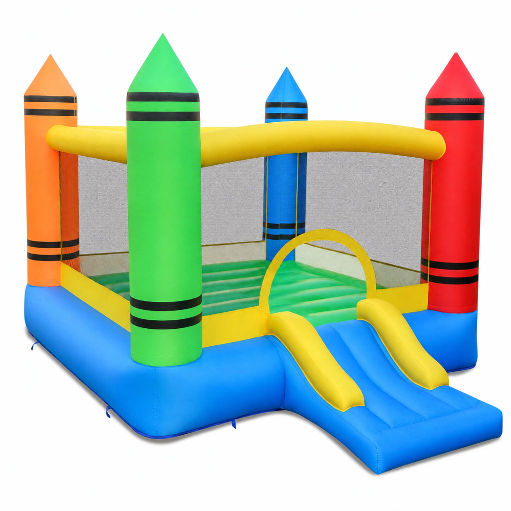 Redsmile Inflatable Bounce House with Slide, Kids Jumping Castle with Ocean Balls for Ages 3-10, Bounce House for Kids Boys Girls, Backyard Outdoor Indoor Play (Blower Not Included)