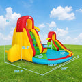 Redsmile Kids Gift Inflatable Water Slide Bounce Park with 480 W Blower - Multicolor - Kids Birthday Party