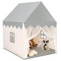 Redsmile Kids Large Play Castle Fairy Tent with Mat, Beige