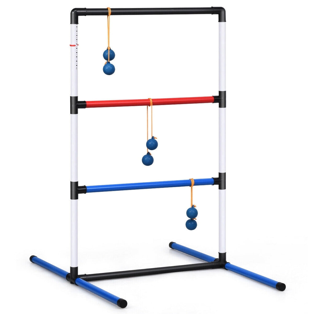 Redsmile Ladder Ball Toss Game Set with Bolas Score Tracker and Carrying Bag Outdoor Lawn Game for Family Kids Adults - Multicolor