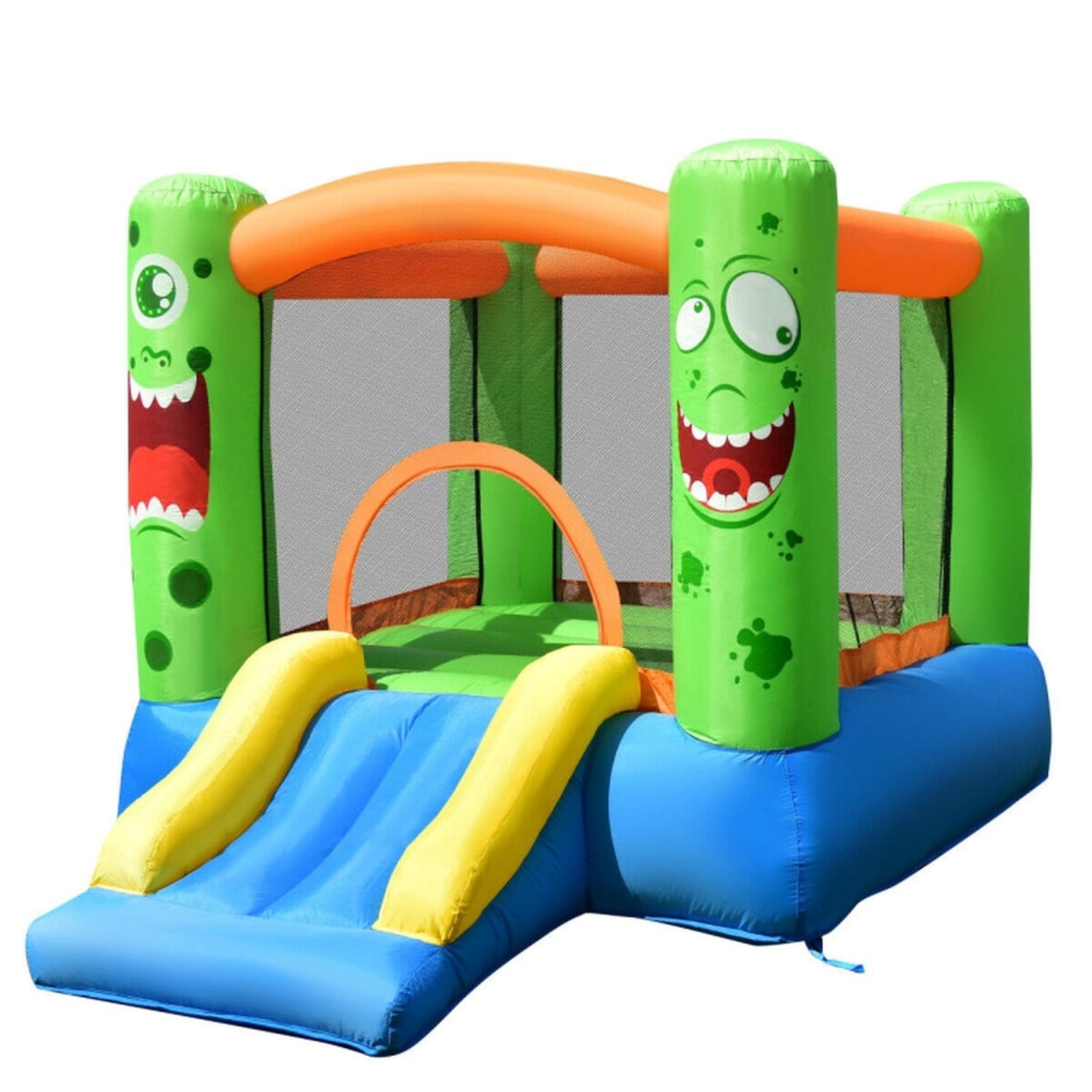 Redsmile Inflatable Bounce House Jumper Castle Kids Playhouse without Blower, Multicolor