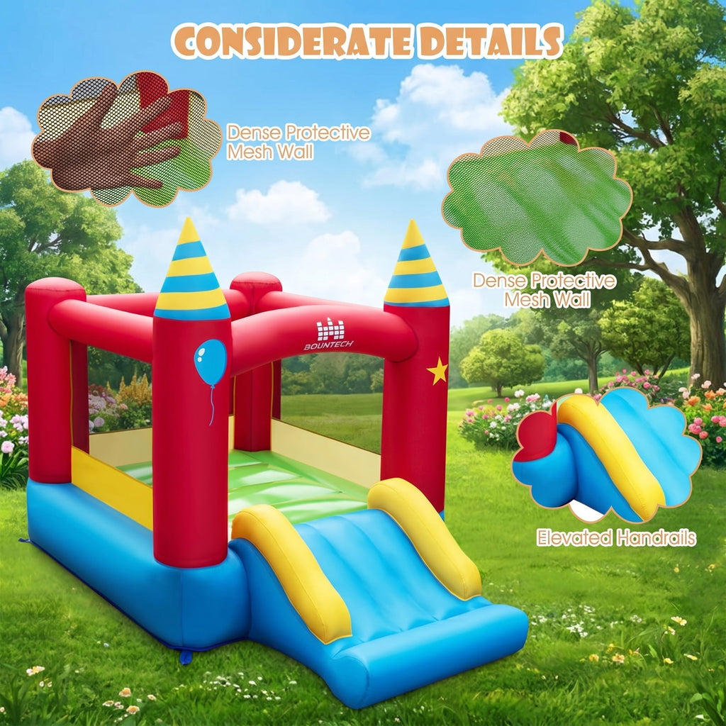 Redsmile Kids Inflatable Bounce Castle Excluded Blower, Multicolor