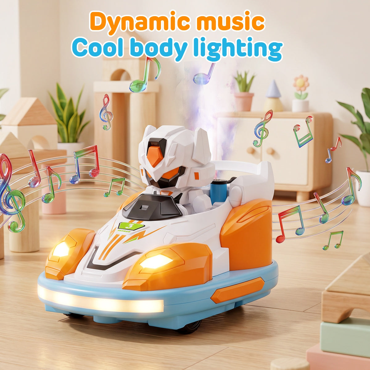 Redsmile Rc Cars,Remote Control Bumper Cars for Kids, 2 Pack RC Battle Cars with 360° Spin Drift,Lights and Sound,Toy Gift for Boys Girls