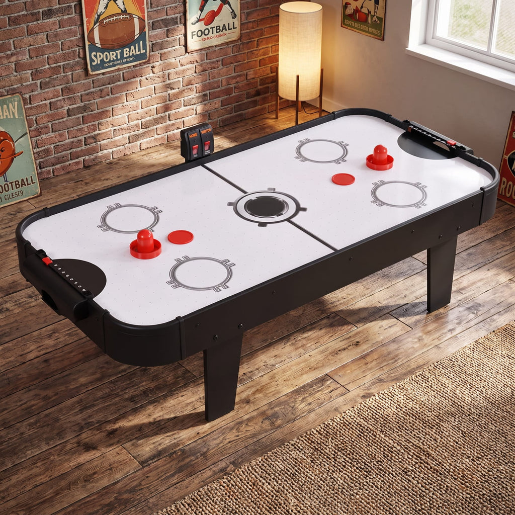 Redsmile 42 Inch Air Powered Hockey Table Top Scoring 2 Pushers for Game Room Family Fun Indoor Play