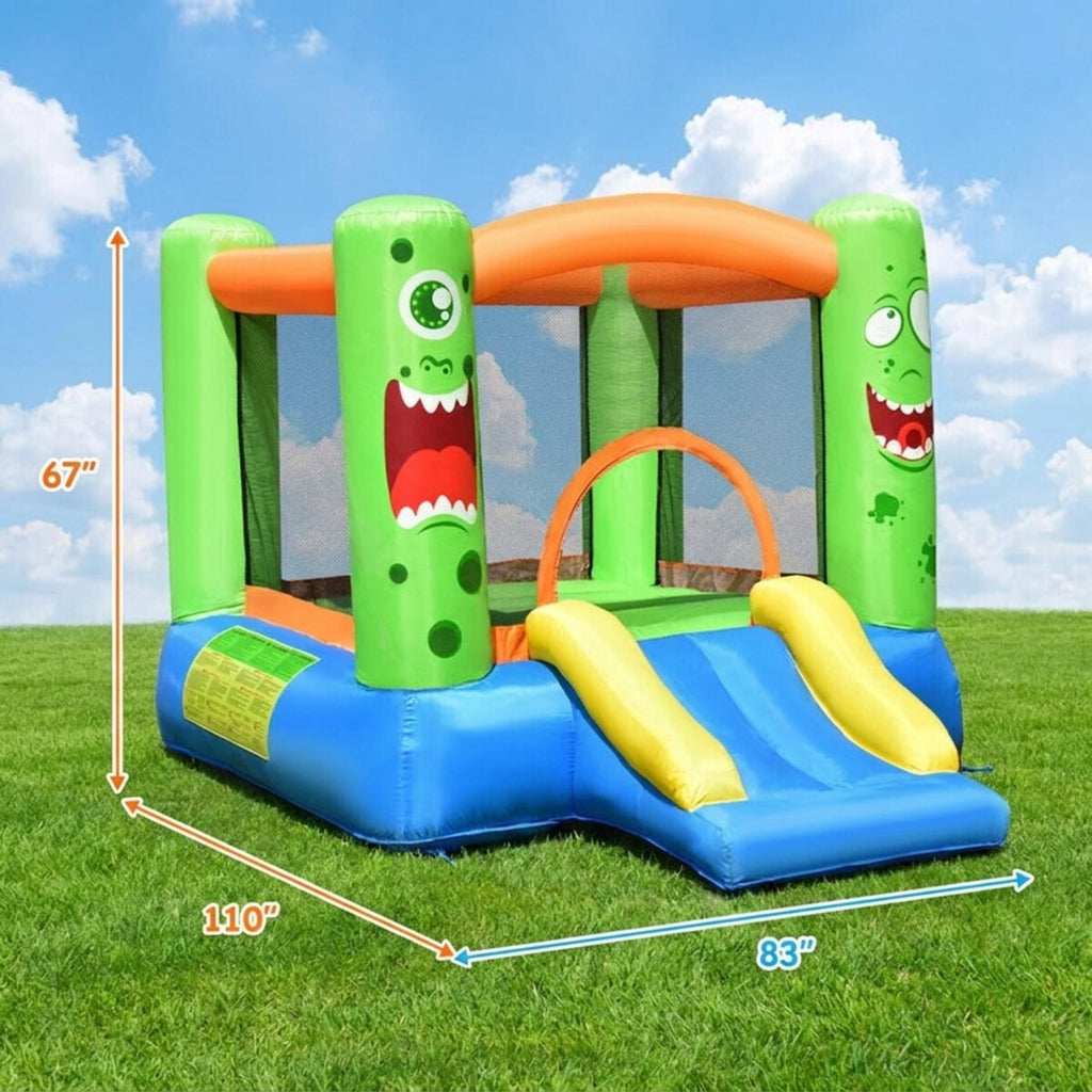 Redsmile Inflatable Bounce House Jumper Castle Kids Playhouse without Blower, Multicolor