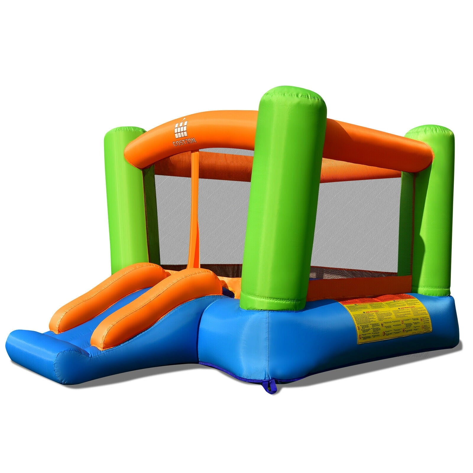 Redsmile Kids Inflatable Bounce House without Blower for Indoor and Outdoor - Multicolor - Kids Birthday Party